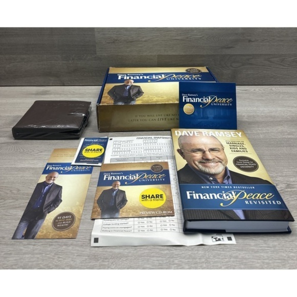 Dave Ramsey's Financial Peace University Membership Kit Course Box. New-Open Box